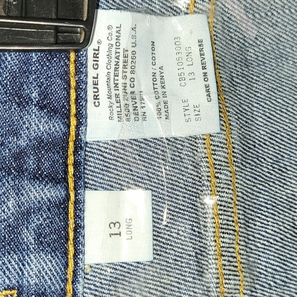 Womens Cruel Girl Slim Fit Denim Jeans - Picture 6 of 9